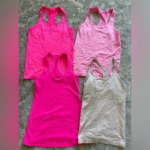 Four Size 6 Lululemon Tops